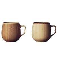 RIVERET リヴェレット カフェオレ マグカップ 350ml ペア セット 竹製 食洗機対応 ホワイト/ブラウン RV-205WB | Pinus Copia