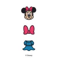 ディズニーキャラクター　ミニーマウス　ワッペン　３個付き　アイロン＆シール両用タイプ | Ps fan Yahoo!店
