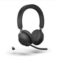 Jabra Evolve2 65 MS Stereo ヘッドセット ブラック国内正規品遮音設計 USB-Aアダプター接続 Bluetooth | PIPI HOUSE