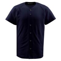 デサント DESCENTE ジュニアフルオープンシャツ 野球 ソフトユニフォーム シャツ・M (JDB1010-BLK) | ピットスポーツ ANNEX ヤフー店