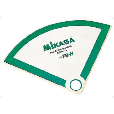 ミカサ mikasa 塁ベース F&Kベースボール用 ホワイト 学校機器 mikasa(FBBW) MIKASA（スポーツ） ホームベース、ベース｜設備、備品｜野球