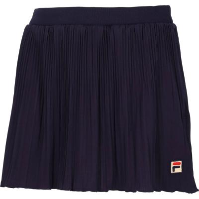 L 紺　FILA　フィラ　11880円　スコート　プリーツ　小紋水玉柄 フィラ FILA テニスウェア レディース スコート KPI限定コラボ