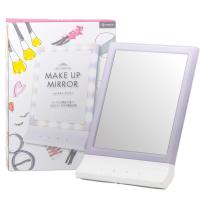 スマリー（SMALY） 女優ミラー ライト付き 卓上 化粧鏡 壁掛け ハリウッドミラー USB 電池 2way 持ち運び | ポケットラボ