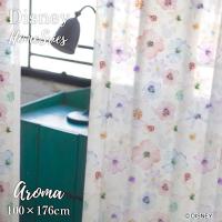 ミッキーマウス MICKEY MOUSE レースカーテン(1枚)Aroma(100×176)M1069 ディズニー 北欧 インテリア 国産 日本製 | Plaisier