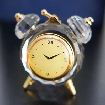 【美品】スワロフスキー　置物　時計　オブジェ 楽天市場】スワロフスキー SWAROVSKI クリスタル ガラス鐘 ドーム