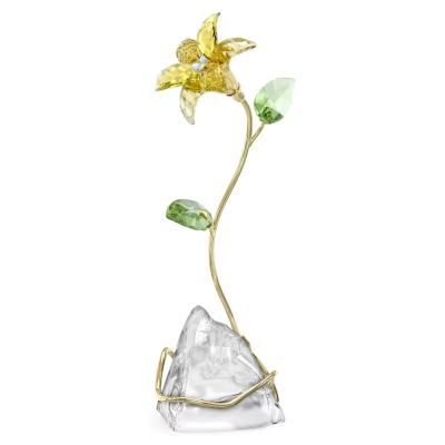 美品　スワロフスキー SWAROVSKI 花とテントウムシ オブジェ 置物 楽天市場】スワロフスキー 置物 花の通販