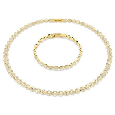 新品】SWAROVSKIスワロフスキー angelic ブレスレット ゴールド