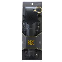 フジ矢 黒金 ペン型電動ドライバーホルダー LIGHT PU LEATHER SERIES AH-21BG | ものうりばPlantz