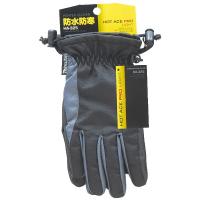 おたふく手袋 冬物 HA-325 ホットエースプロライト （ワンタッチしぼり機能） ブラック×グレー LLサイズ | ものうりばPlantz