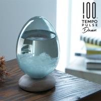 Tempo Pulse Dawn テンポ パルス ドーン 100% ヒャクパーセント ストームグラス 105×170mm ガラス/ブナ材 グレー | PLAY DESIGN PLAY