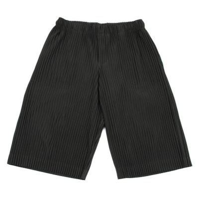 イッセイミヤケ ショート デザイン ハーフ パンツ 中古・古着通販】HOME PLISSE ISSEYMIYAKE (イッセイミヤケ) INLAID