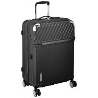 [トラベリスト] スーツケース ジッパー トップオープン モーメント 拡張機能付き 61L 64 cm 4.3kg ブラックカーボン | plaza-unli