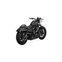 VANCE &amp; HINES（バンス＆ハインズ） ShortShots Staggered PCX ショットスタッガード ブラック マフラー Sportster 1800-2580 | バイク・クルマパーツ プロトストア2