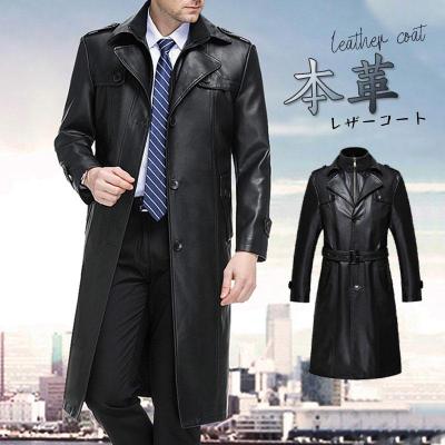 美品BALMAIN レザー ロングコート オフホワイト 豪華 ファー ベルト