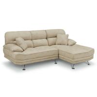 かいぺり カウチソファ L字 ベージュファブリック ×レザー かいぺり カウチソファ L字 ベージュファブリック ×レザー かいぺり