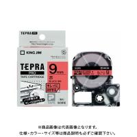 キングジム テプラPROテープ キレイ 赤/黒文字 SC9RE | プラスワンツールズ