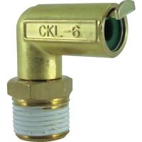 チヨダ タッチコネクターエルボコネクター(金属) 接続口径R3/8 CKL-6-03 | プラスワンツールズ