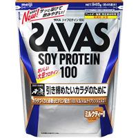 ザバス(SAVAS) ソイプロテイン100 ミルクティー風味 900g 明治 国内製造 | plusa