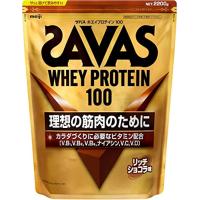 ザバス(SAVAS) ホエイプロテイン100 リッチショコラ味 2200g 明治 | plusa