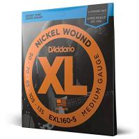 D'Addario EXL160-5 Long Scale 5-strings 5弦用ベース弦 | plusa