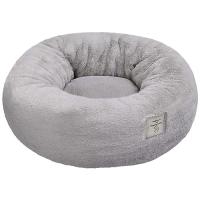 アイリスオーヤマ(IRIS OHYAMA) 犬 猫 ベッド ラビットファークッション ペットベッド PRCB-500 グレー 直径約50×高さ約 | plusa