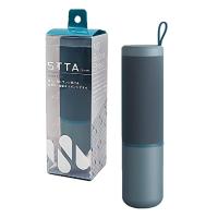 アイオン STTA 超速乾 超吸水 スティック型 スポンジタオル ダークブルー コンパクト 携帯用 日本製 1本入 | plusa