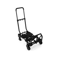 花岡車輌 フラットカート2ｘ4 F-CART 2X4BK 折りたたみ時 W385×D640×H130mm | plusa