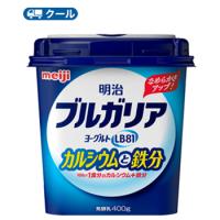 明治 ブルガリアヨーグルトLB81 カルシウムと鉄分400g×6個（クール便）食べる　ヨーグルト　鉄分　カルシウム　乳酸菌 | プラスイン