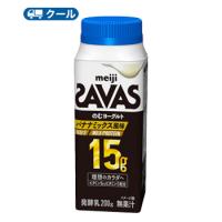 明治 (ザバス)MILK PROTEIN(ミルクプロテイン) のむヨーグルト脂肪0 バナナミックス風味 【200g】×24本 【クール便】　 | プラスイン