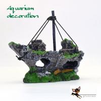 水槽用オブジェ アクアリウムオブジェ 水中レイアウト 船 釣り人 水槽オーナメント 水槽内アクセサリー 水中インテリア 水槽内装飾 飾り おじいさん Pet おとりよせ Com 通販 Yahoo ショッピング