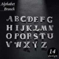 ブローチ レディース アクセサリー 女性用 アルファベット 英文字 イニシャル ラインストーン キラキラ 華やか おしゃれ かわいい 上品 エレガント Zak 452 1 Kawaemon 通販 Yahoo ショッピング