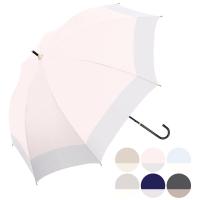 晴雨兼用長傘 UV ペールバイカラー 長傘 915-059 日傘 ロング 58cm UPF50 軽量 完全遮光 中谷