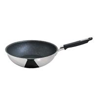 クワトロプラス IH いため鍋 28cm IH対応 テフロン 日本製 ウルシヤマ金属 金TD | 農業用品販売のプラスワイズ