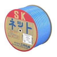 SKネットホース 50m 内径15mm 外径20mm SN-1520D50B ブルー 最高使用圧力1.0Mpa 耐圧ホース 糸入り二重管ホース クリア 三洋化成 吉K 代引不可 | プラスワイズ建築