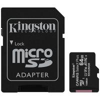 キングストン SDCS2/64GB 64GB Canvas Select Plus microSDXCカード Class10 UHS-1 U1 V10 A1 SDアダプタ付属 | PLUS YU