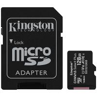 キングストン SDCS2/128GB 128GB Canvas Select Plus microSDXCカード Class10 UHS-1 U1 V10 A1 SDアダプタ付属 | PLUS YU