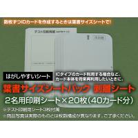 クロノス 34193 追加シート（剥離紙葉書サイズ2名×20枚） | PLUS YU