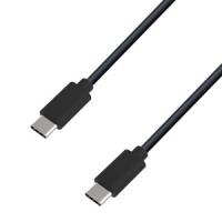 カシムラ AJ-577 USB充電＆同期ケーブル 2m Type-C to Type-C ブラック | PLUS YU