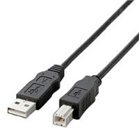 ELECOM USB2-ECO10 EU ABタイプ/ RoHS指令準拠USBケーブル ABタイプ/ 1.0m(ブラック) | PLUS YU