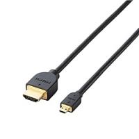 ELECOM CAC-HD14EU15BK HDMI-Microケーブル/ イーサネット対応/ 1.5m/ ブラック | PLUS YU