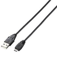 ELECOM GM-U2CAMB10BK Micro-USBケーブル(A-MicroB)/ PlayStation 4用/ 1.0m/ ブラック | PLUS YU