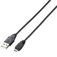 ELECOM GM-U2CAMB15BK Micro-USBケーブル(A-MicroB)/ PlayStation 4用/ 1.5m/ ブラック | PLUS YU