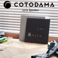 COTODAMA Lyric Speaker Canvas LS2 コトダマ リリックスピーカー キャンバス | plywood