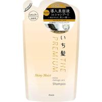 いち髪 THE PREMIUM シャイニーモイスト エクストラダメージケア 導入美容液 in シャンプー 詰め替え用 340ml | ノンシ | ポチっとお買い物