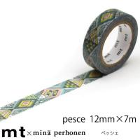 マスキングテープ ミナ・ペルホネン ペッシェ mt mina perhonen pesce 12mm×7m巻 （メール便対応・20個まで） | ポッチワン 工具屋さん