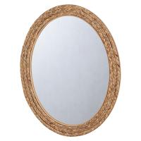 鏡 ミラー 壁掛け 楕円形 ヒヤシンス・オーバルミラー | ポッチワン 収納屋さん