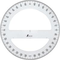 シンワ測定 分度器 アクリル製 360° 15cm 全円 74926 （メール便対応・3個まで） | ポッチワン