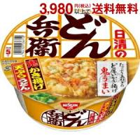 日清 97g日清のどん兵衛 かき揚げ天ぷらうどん 12食入[鬼かき揚げ天ぷらうどん] | ポケットコンビニ ヤフー店