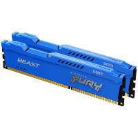 キングストン KF316C10BK2/16 16GB DDR3 1600MHz CL10 DIMM (Kit of 2) FURY Beast Blue | PodPark Yahoo!店