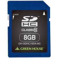 GREEN HOUSE GH-SDHC10DA-8G SDHCメモリーカード 8GB クラス10 +データ復旧サービス | PodPark Yahoo!店